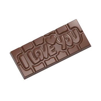 Chocolate World 45g I Love You Tablet Mould